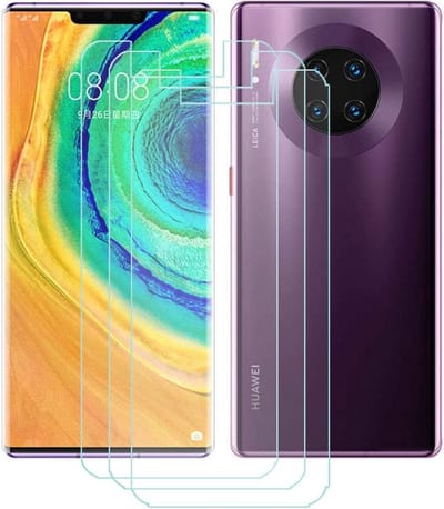 Screenprotector Geschikt voor: Huawei Mate 30 Pro Screen Protector [3-Pack] Tempered Glas