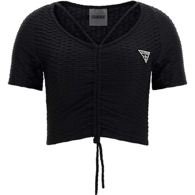 Guess dames T-shirt met origineel logo en Dreieck-print