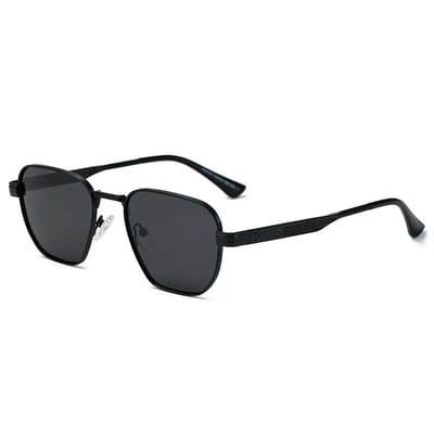 BUGOLINI Calisto – Gepolariseerde Zonnebril voor Mannen – Met UV400-bescherming – Anti Slip Pootjes – Luxe Bril – Mat Zwart