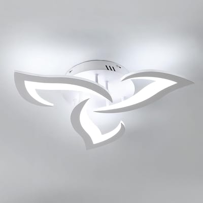 Moderne LED-plafondlamp, creatieve plafondlamp van 36 W met bloemblaadjesontwerp, 6500 K koelwitte acrylplafondlamp voor slaapkamer