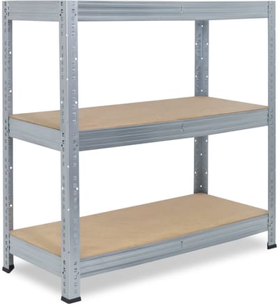 Shelfplaza PRO metalen stellingkast - 100x80x60 cm - verzinkt - 3 planken