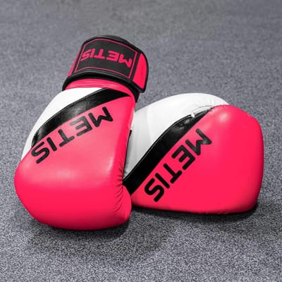 Bokshandschoenen - Vechtsport handschoenen - Training en Sparring - Verstelbare Pasvorm - 12 oz - Roze