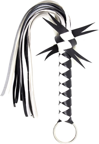 Smart Moves - Flogger met Deco - 45 cm - Zwart/Wit