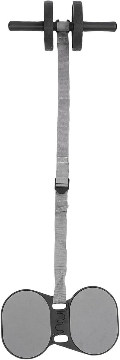 Buikspierroller - Ab roller Trainingswiel - Buikspieren Trainen - Automatische Rebound - 37 x 22 x 7 cm - Zwart