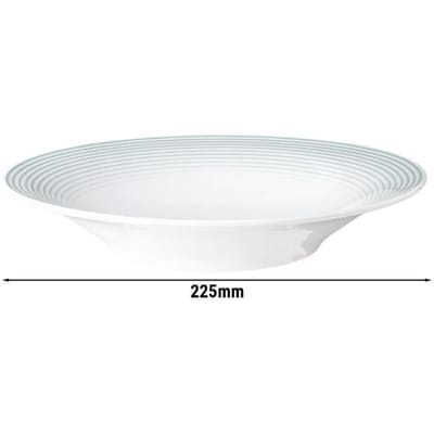 (6 stuks) SELTMANN WEIDEN Bord - diep - Ø 230mm - Arctisch blauw