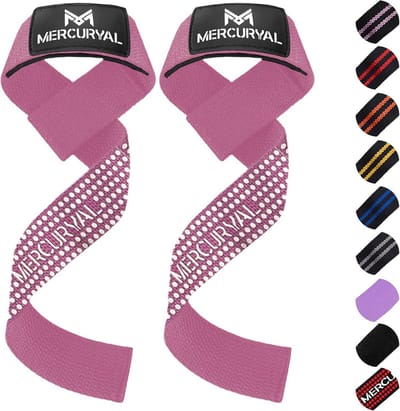 Krachtriemen Set voor Deadlifts en Powerlifting - Stevige Grip Fitness Straps