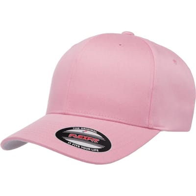 Flexfit Wollige gekamde muts (Roze)