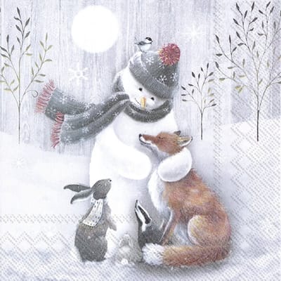 Lunch servetten - Frosty hug