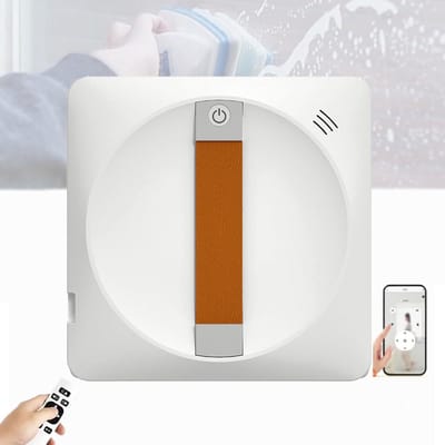 Ramenwasser - Robot Ramenwasser - Raamrobot - Efficiënt Ramenwasser met kruisspuittechnologie, Intelligente reinigingsplanning, 3000 PA, randdetectie, ondersteuning voor app en afstandsbediening