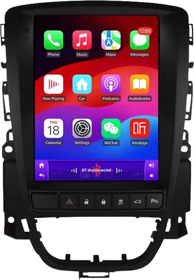 Autoradio met bluetooth - Carplay - Voor Opel Astra J/ Vauxhall & Buick Verano (2009-2015) - Geschikt voor Apple en Android - Stereo - Navigatie - Navigatiesysteem auto - 2GB 32GB