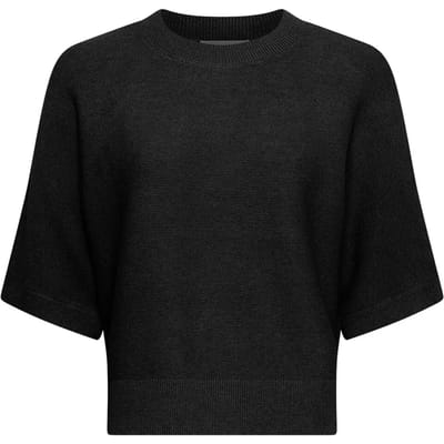 MSCH Copenhagen Mschthamira 2/4 Pullover Tops & T-shirts Dames - Shirt - Zwart - Maat XS/S