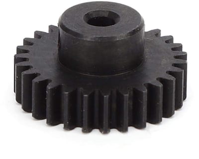 Allecto - Motorwiel - RC Auto - Hoogwaardige prestaties - Zwart - Duurzaam materiaal - Geschikt voor Wltoys 1/14 144001 - Krachtige motor