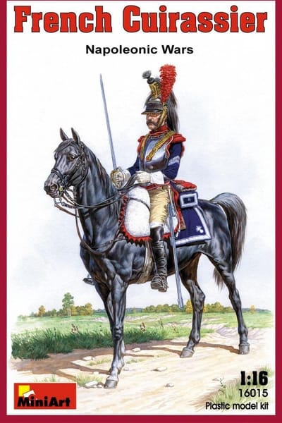 Miniart - French Cuirassier. Napoleonic Wars. (Min16015) - modelbouwsets, hobbybouwspeelgoed voor kinderen, modelverf en accessoires