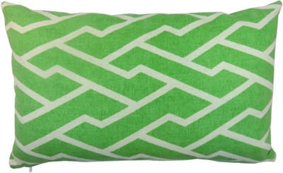 Kussen Mr. Graphic Groen | 30 X 50 | Sierkussen Voor Woonkamer Of Slaapkamer