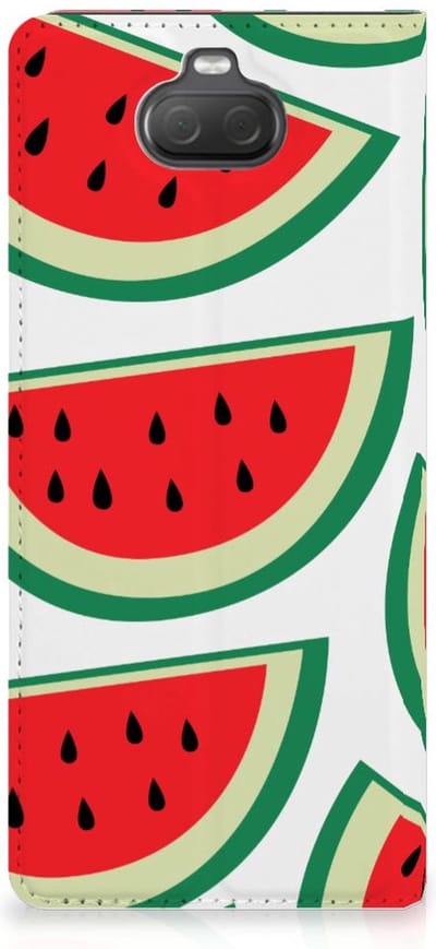 Sony Xperia 10 Flip Style Cover Watermelons