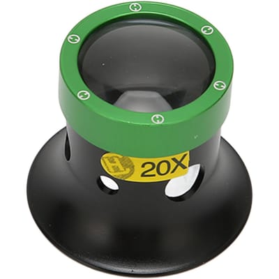 Juweliers Oogloep Vergrootglas 20X Goede Transparantie Hoge Hardheid Vergrootglas voor Horloge Sieraden