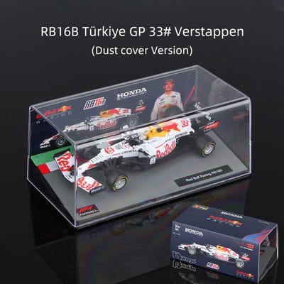 Bburago 1:43 Verstappen F1 Modèle de Voiture en Alliage Red Bull Racing Rb16B Rb19 Rb20 Rb21 Jouet Statique Moulé sous Pression