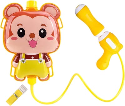 Watersproeier Rugzak - Waterpistool Dier - Buitenspelen Zomer - Uittrekbaar Ontwerp - 30 x 28 x 6 cm - Aap