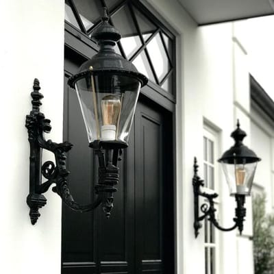 KS Verlichting buitenlamp - Odense - L - Klassiek - E27 - Aluminium - Koper
