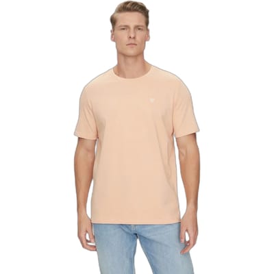 T-shirt met ronde hals en patch Guess