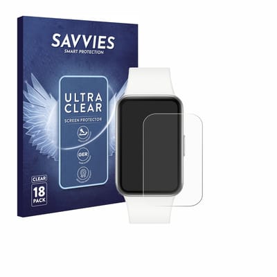 Savvies - Screenprotector voor Samsung Galaxy Fit3 - Folie Beschermfolie transparant 18 Stuks
