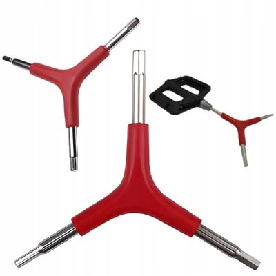 3-in-1 Inbussleutel Set 4/5/6 mm – Y-vorm Fietsgereedschap – Stervormige Allen Key – Compacte Fietssleutel voor Onderhoud en Reparatie