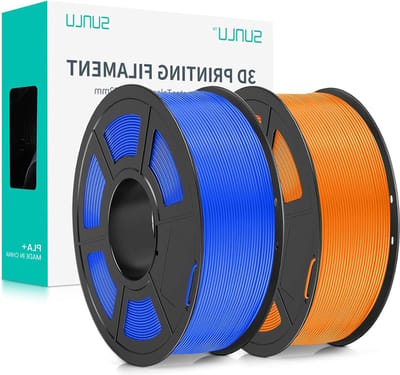 PLA Plus Filament 1.75mm 2KG Sterker Duurzaam Blauw - Oranje 3D Printing Filament +/- 0.02mm