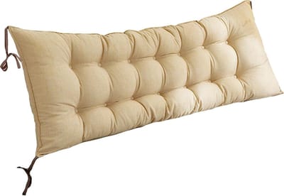 Buitenkussen Bankkussen - Terraskussen Rugkussen - Comfortabel Zitten - Waterbestendige Stof - 150 cm - Beige