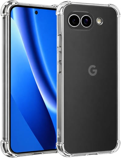 Hoesje - Geschikt voor Google Pixel 10a - Sterk & Shockproof - Siliconen Shock Case - Hoes Cover - Telefoonhoes - Transparant