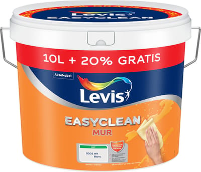 Levis - Easyclean Mur Mat - Wit - 12 L