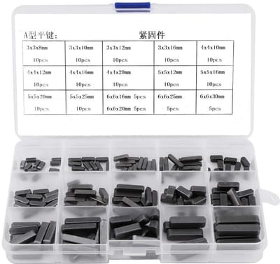 Dailygoody - Veer Assortiment Set - 140-delige set met diverse maten - Voor verscheidene toepassingen - Ideaal voor hobby en reparatie - Geschikt voor