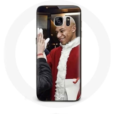 Coque pour Samsung Galaxy S7 Mbappé Foot Joyeux noël