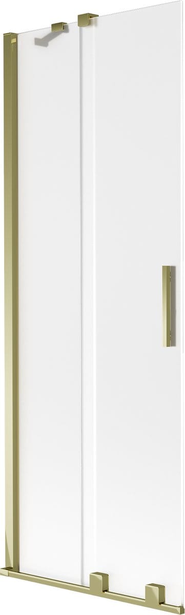Mexen Velar badwand 2-delige schuifdeur 70 x 150 cm, mat, goud - 896-070-000-31-50