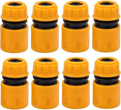 Set van 8 Tuinslang Koppelingen - Snelle Slangconnector voor Waterkraan en Tuinslang Verbinding
