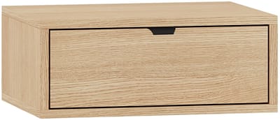 Selsey Heggers – nachtkastje met lade, eiken mavelie, 45 cm