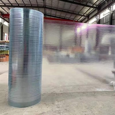 Serre dakpaneel - Polycarbonaat platen - Tuin overkapping - Hoge lichtdoorlatendheid - 12 x 1 m - Transparant