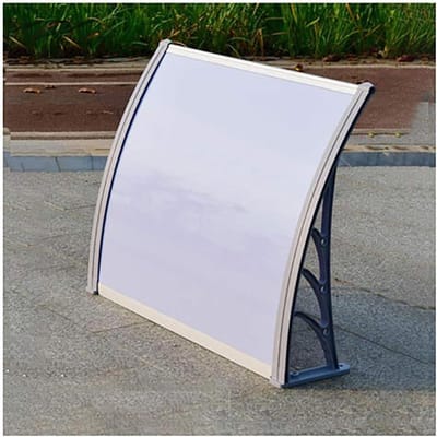 Deurluifel - Regenkap - Bescherming Buiten - Polycarbonaatplaat - 60x120cm - Transparant