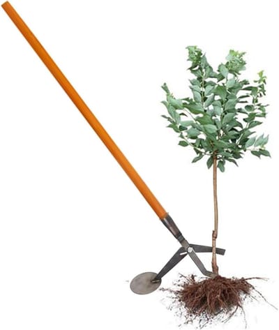 Onkruidtrekker Gereedschap - Wortelverwijderaar Staal - Tuinonderhoud Vereenvoudigen - Heur Mechanisme - 85 cm Handvat - Zilver
