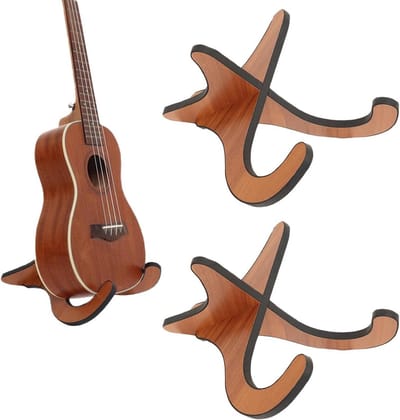 Houten Ukelele standaard - Set van 2 voor Ukeleles en kleinere muziekinstrumenten