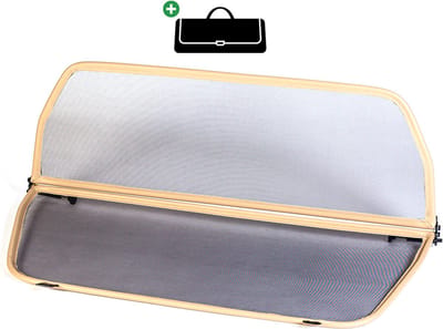Windscherm Volvo C70 I | 1997-2005 | incl. luxe opbergtas | Beige