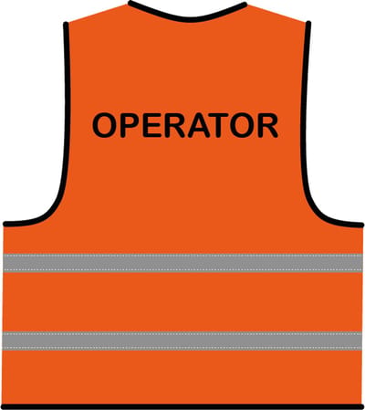 Operator hesje oranje