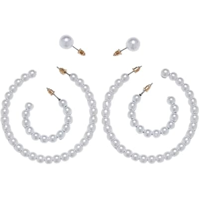 Oorbellen met parels Urban Classics (x3)