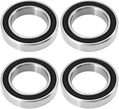 Voorwiel Lagers - Roestvrij Staal - Motor Onderhoud - Dubbel Rubber Verzegeld - 32x20x7mm - Zilver