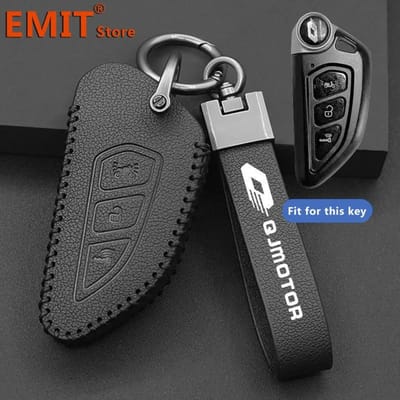 Housse de Porte-Clés Moto Pour Qjmotor Qjmoto Qj Qjiang Srv150 Srv250 Moto125 125 150Adv Srt 800 Coque Porte-Clés Accessoires key fob for QJMOTOR black