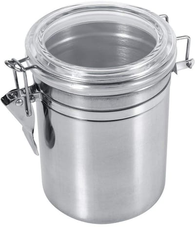 Solidchoice - Keuken Bewaarcontainer - Set van 4 Maten - Ideaal voor Suiker en Koffie - Duurzaam en Luchtbestendig - Multifunctionele Keukenoplossing