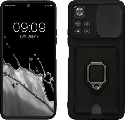 kwmobile telefoonhoesje geschikt voor Xiaomi Redmi Note 11 Pro Plus 5G - Set van 1 - Flexible case voor smartphone van TPU - design