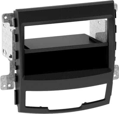 2-DIN Paneel geschikt voor SsangYong Korando (CK) 2010-2013 Kleur: Zwart