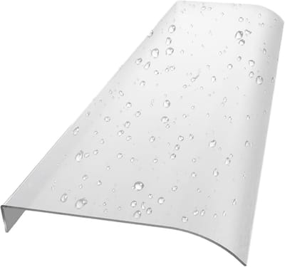 Deurluifel - Regenscherm - Buiten beschermen - Geluidswerend - 40x120cm - Doorzichtig
