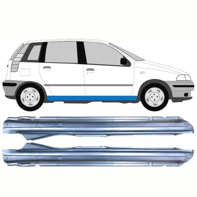 Volledige dorpel voor Fiat Punto I 1993-1999 / Links + Rechts / Set