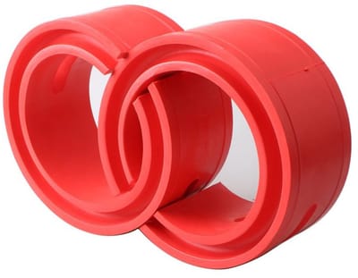 Allecto - Rubber Shock Absorber - Universale Veerbuffer - Voor Auto's en Voertuigen - Set van 2 Stuks - Vermindert Schokken en Trillingen - Voor Be...